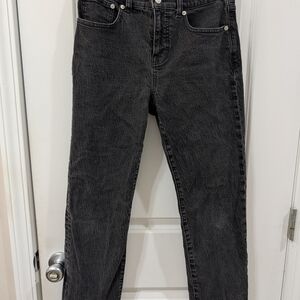 Madewell Women's Black Straight Leg Jeans